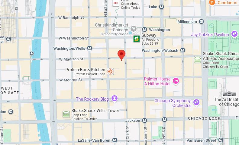 Map of Madison Street Office